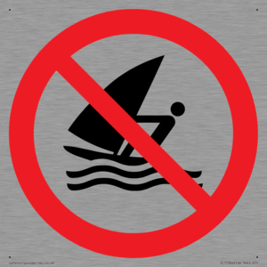 Prohibition: No windsurfing